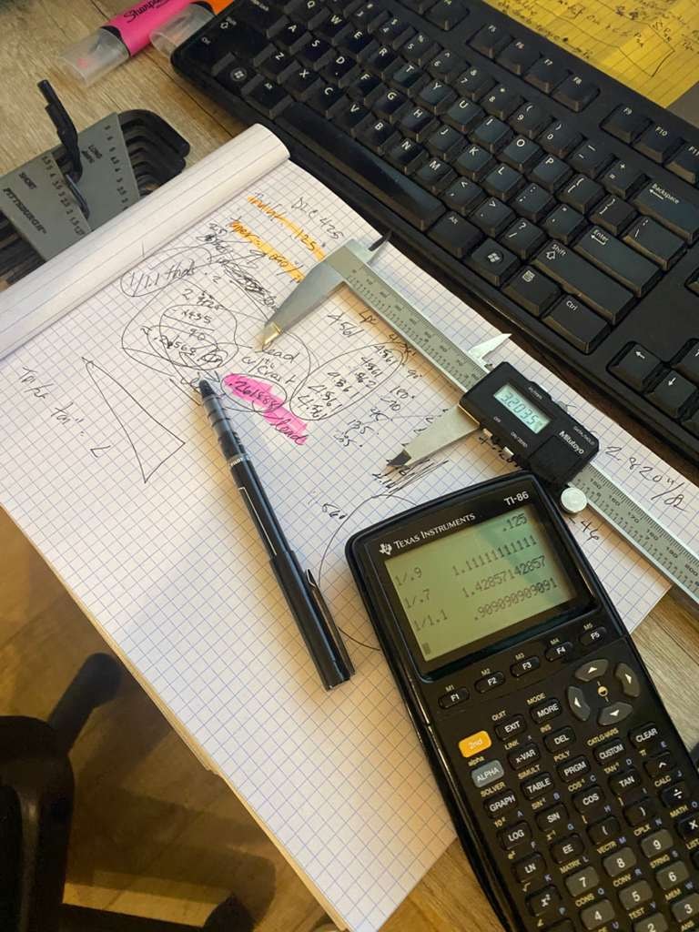 Engineering calculations and thread geometry analysis